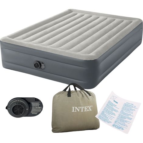 Inflatable Mattress 203x152 cm with Built-In Pump (1/5)