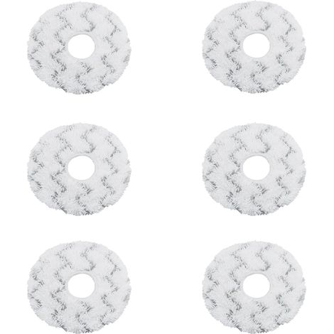 Paños de limpieza de repuesto para aspiradoras Ecovacs Deebot X1 Omni/Turbo - Paquete de 6 paños de limpieza
