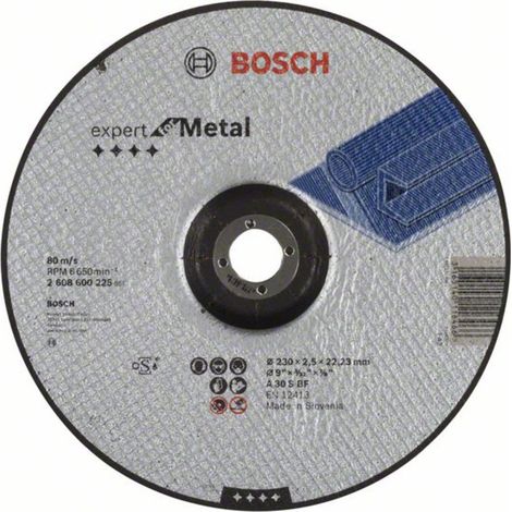 Bosch Accessories 2608600225 2608600225 Trennscheibe gekröpft 230 mm 1 St. Stahl