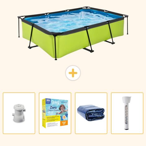 Exit-toys Piscine Exit Rectangulaire - 300x200x65 cm - 5-pièces S184 (1/5)