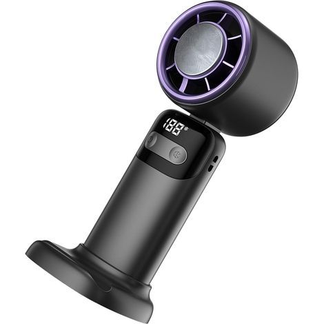 Compresseur de glace léger réglable haute vitesse ventilateur de refroidissement USB rechargeable portable pour bureau extérieur maison rechargeable USB (1/5)