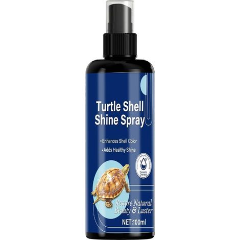 Turtle Fix Spray nourrissant hydratant – Empêche les fissures sur la coque en spray pour tortues, lézards, serpents, utilisation intérieure et extérieure, terrarium, cage (1/5)