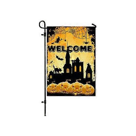Neue Halloween-Gartenflagge, Hofflagge, Kürbisflagge, Veranda-Layout, Horror-Atmosphäre-Dekorationsflagge (HYQ5-11)