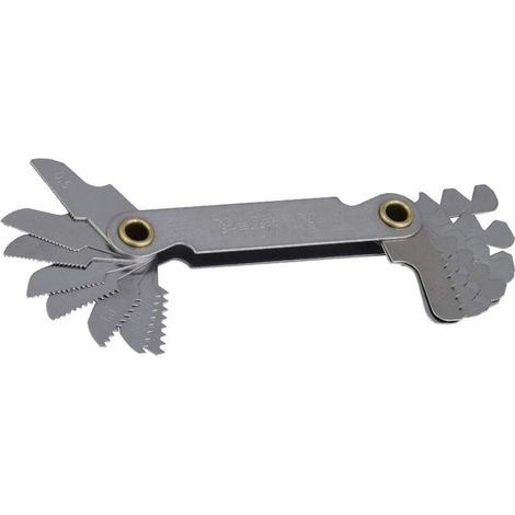 Instruments de mesure métriques en acier inoxydable, vis, bouchons filetés, outils de mesure, paquet de 20 pièces (60° métrique)