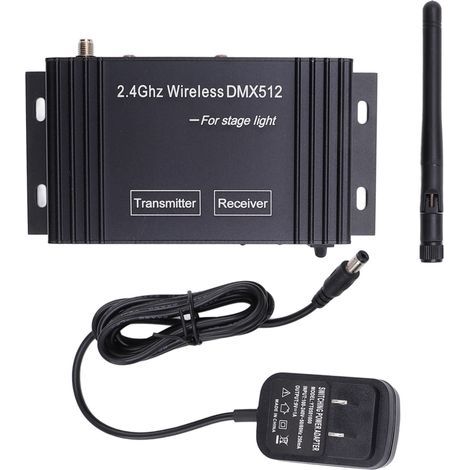 2,4-GHz-Funktransceiver mit LCD-Bildschirm, Lichtdimmer-Steuerung, 512-Protokoll, für Partybeleuchtung, Disco und DJ. (1/5)