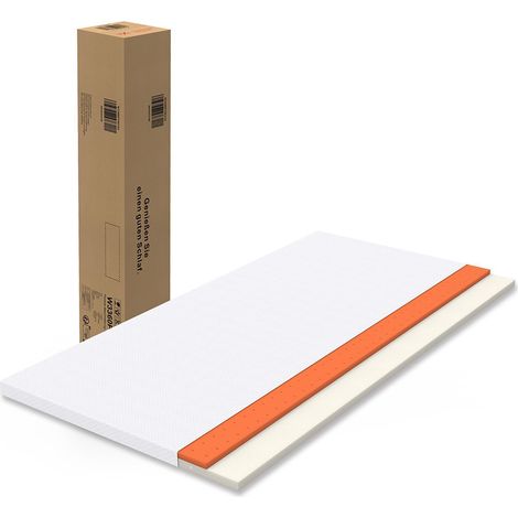 Matelas Confort H3 - Fermeté Moyenne - Lavable, Épaisseur 5 cm, Fabriqué en Chine - 90x200 cm (1/4)