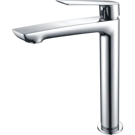 Imex -  Grifo Monomando Lavabo Caño Alto Cromado  Serie  Luxor
