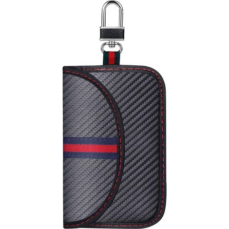 Custodia di Faraday per chiavi auto, borsa per bloccare il segnale delle chiavi auto, custodia di Faraday per chiave RFID per auto senza chiave (1/4)