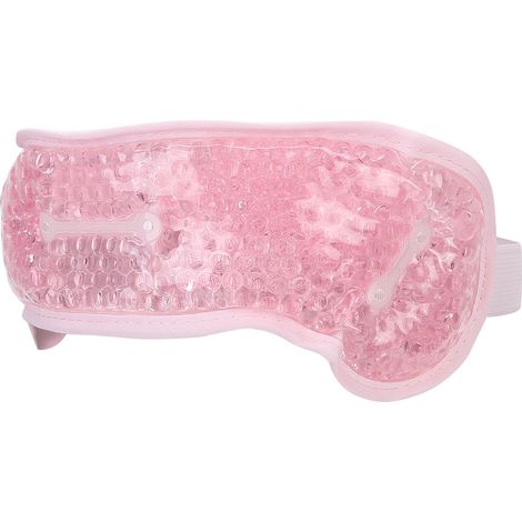 Sachet de gel réutilisable chaud froid pour migraine, bandeau compressif rose, soulagement de la douleur, pack de thérapie (1/5)