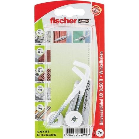 FISCHER 94296 - M DUEBEL/GANCHOS F I SB UX 8X50 WHNK
