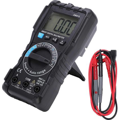 DM91S Manuelles digitales Multimeter mit automatischer Bereichswahl, multifunktionales Mini-Multimeter mit hoher Genauigkeit, 600 V/10 A (1/4)