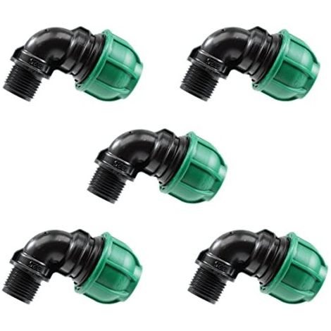 Codo Rosca Macho De Polietileno De 25 X 3/4”  IRRITEC (1/2)