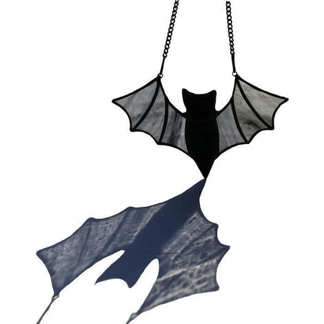 Décoration d'Halloween - KAKOO - Chauves-Souris - Noir - Suspension de Fenêtre pour Maison Hantée - Fête DECORATION DE FETE MURALE (1/4)