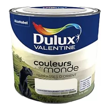 DULUX VALENTINE Couleurs du monde Terrasses d'Orient Pâle 0,5 L (1/2)