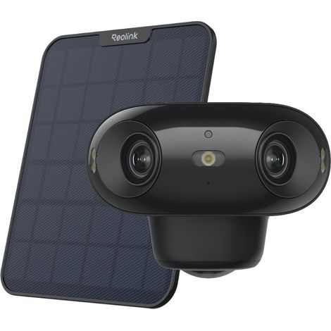 Reolink – Caméra de surveillance Wi-Fi 6 4K 180° – Vision nocturne ColorX F1.0 – Détection AI – Panneau solaire – Autonomie prolongée (1/5)
