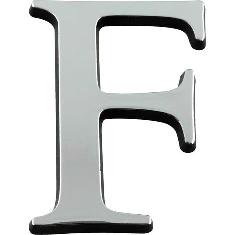 Lettre F Argent Hauteur 25mm - 4620589 (1/2)