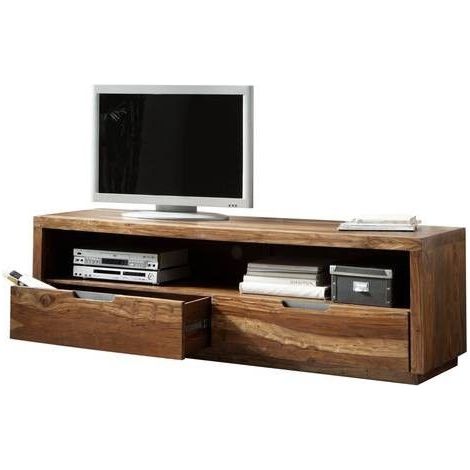TV-Board Sheesham 180x50x55 walnuss lackiert DUKE 114
