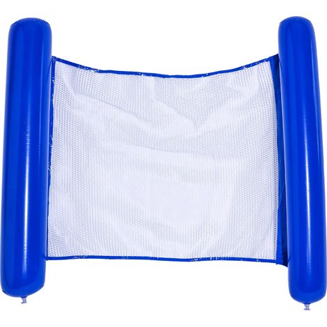 Wasserspiel-Liegestuhl, Schwimmbett-Sofa, aufblasbarer Schwimmkreis für Erwachsene (Pumpe inklusive)