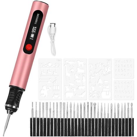 Gravierstift für Künstler und Heimwerker – Gravieren Sie auf über 50 Oberflächen