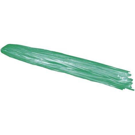 RAFIA SINTETICA A MAZZETTI gr. 200 circa - colore verde 15 KG