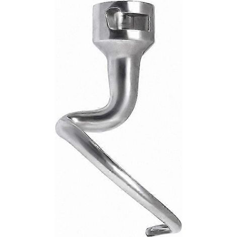 Crochet spiral pour robot pâtissier, accessoire de remplacement compatible modèles à tête inclinable 4,5-5 litres, batteur malaxeur inox robuste, pétrin professionnel pour mélange et levée, pièce déta (1/5)