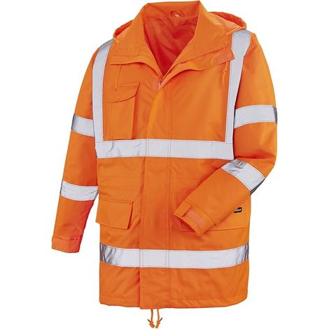 teXXor® 4102 teXXor® Warnschutz-Regenjacke BARRIE Gr. XXL leuchtorange Wasserdic