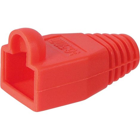Capuchon Funda Protectora Conector RJ45 ROJO