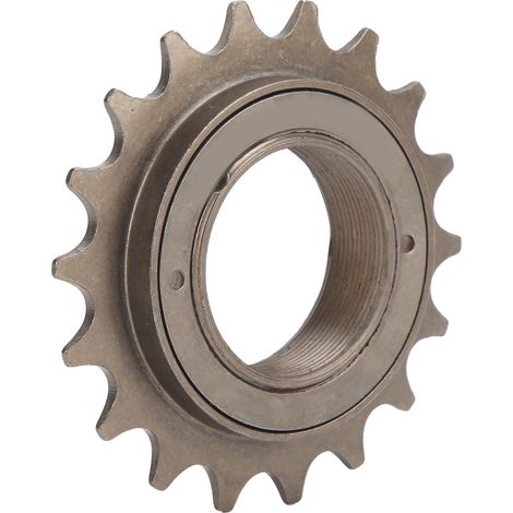 Freilauf für Fahrräder mit einfacher Kettenbrücke hinten, leichtgängige und sanfte Rotation, braunes Faltrad (1/5)