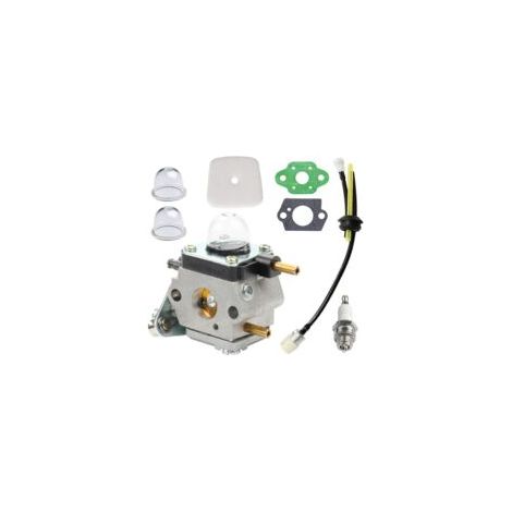 Kit carburatore C1U-K54 C1U-K82 con filtro aria e candela - Per motozappa/coltivatore a 2 tempi Mantis 7222 7222E 7222M 7225 7230 7234 SRM2100 GT2000 GT2100