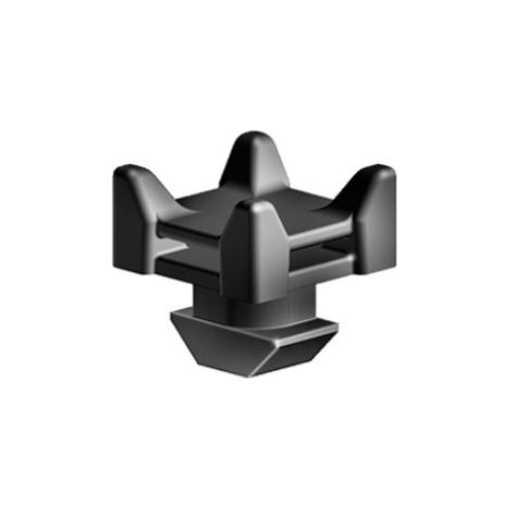 Support de montage RS PRO, rainure 8mm en Polyimide ( Prix pour Sachet de 10 )