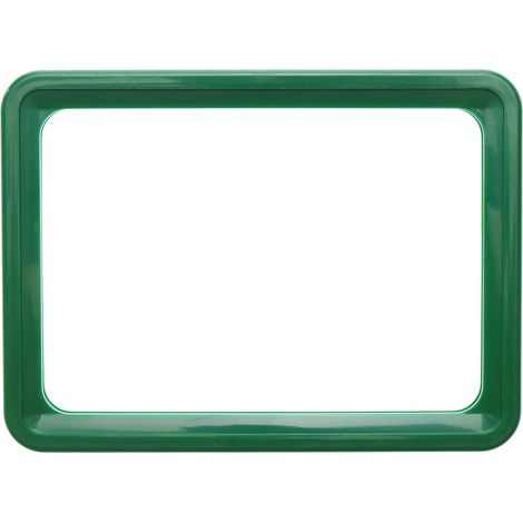 PrimeMatik - Cadre pour les signes, le marquage et des affiches, de couleur vert A6 taille 150x110mm (1/4)