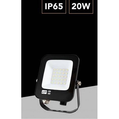 TRADE SHOP - Faro Led Ultra Slim 20 W Esterno Ip65 Orientabile Luce 6500k 3000k 4000k Jr-20w - -Bianco Naturale - (1/5)