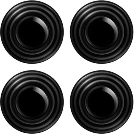KZQ 8 strisce di guarnizione per portiera auto, isolamento acustico e riduzione del rumore (nero, 27 × 10 mm) (1/4)