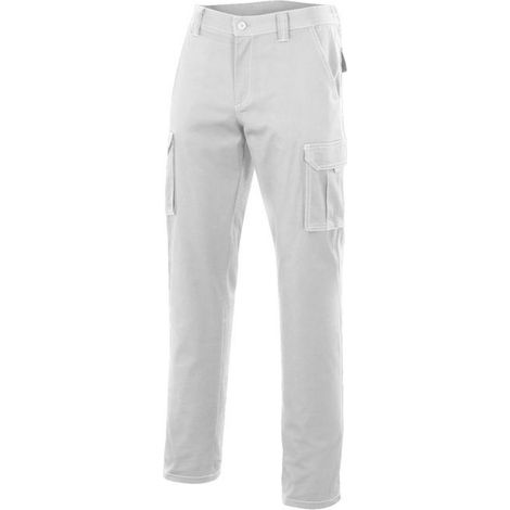 Pantalón Multibolsillos Blanco 44 (1/5)