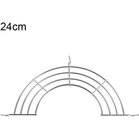 Rack Pour Poêle - Acier Inoxydable Semi-circulaire - Pour Égoutter Huile Friture - Compatible Poêles 24 26 28 30 cm - 1 Pièce (1/5)