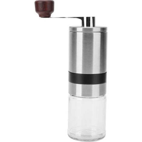 Manuelle Kaffeemühle mit 6 einstellbaren Mahlgraden, Mini-tragbare Kaffeemühle mit Griff. (1/5)