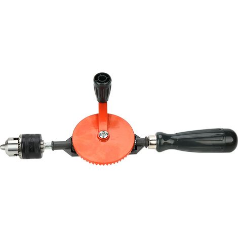 Perceuse à manivelle portable 3/8" Mini perceuse manuelle à double pignon pour bois et plastique (1/5)