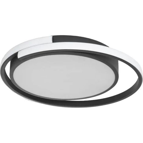 [NEUWERTIG] B-Ware Nova Luce Deckenleuchte Deckenlampe Led Odrey Schwarz Warmweiß 40 Cm 22 W Lampe