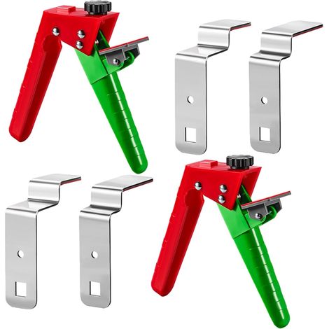 Morsetto di fissaggio del pannello frontale del cassetto con larghezze regolabili per diverse dimensioni di armadi, sicuro e facile da usare (1/5)