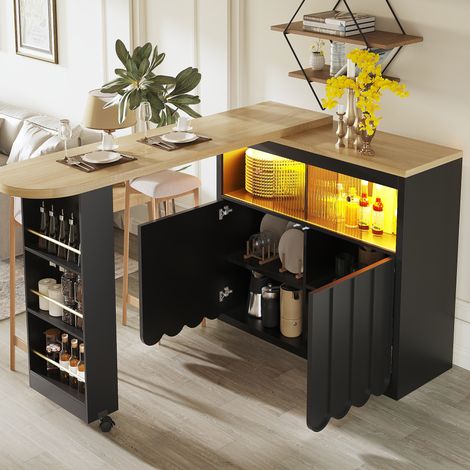 Tavolo allungabile bar con contenitore 135-205 cm OKMYHOME (1/5)