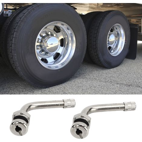 Metrisches 60°-Aluminium-Rad-LKW-Ventil (verkauft in 20er-Packs) Kompatibel mit einer 9,7 mm Ventilbohrung (Modell: TR554D) (1/5)