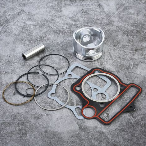 Kit de pièces moteur 125 cm³ 54 mm comprenant piston, segments et joints, compatible avec quad et karting Loncin LiFan. (1/5)