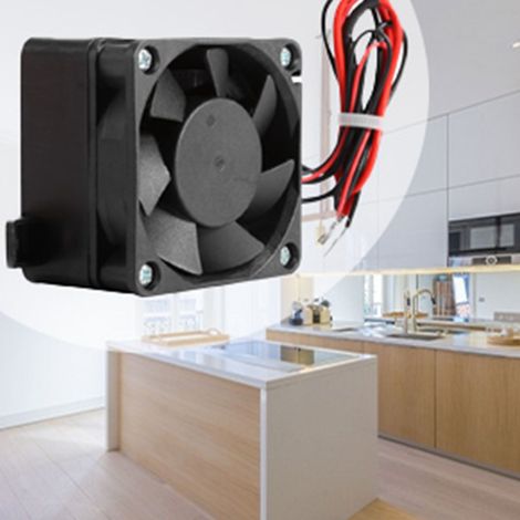 PTC-Heizelement mit Lüfter für Autos und kleine Räume - 180 W 24 V - Elektrisches Heizelement für Inkubatoren, Luftbefeuchter oder Klimaanlagen