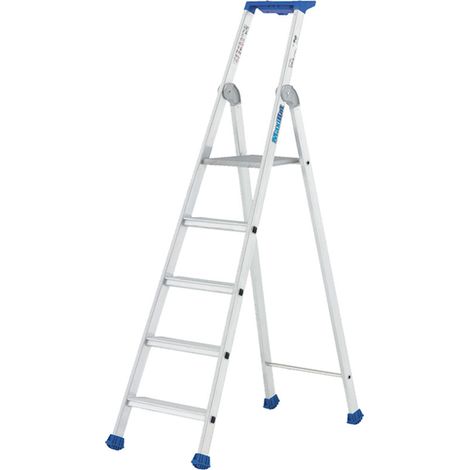 Scala a pioli MAXIBAT a 5 gradini - Altezza di accesso/lavoro 3,12 m (1/4)