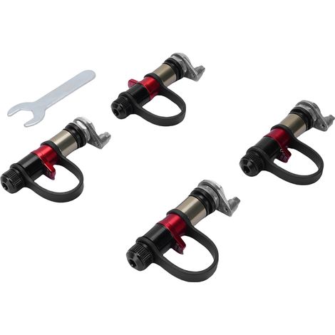Kit de Valve de dégonflage de pneus, 4 pièces, arrêt automatique, dégonflage rapide, prend en charge l'installation du capteur de pression pour tout-terrain (1/5)