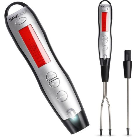 Thermomètre de cuisine électronique avec minuterie pour fourchette et sonde à viande Acer NAVA274-041 (1/5)