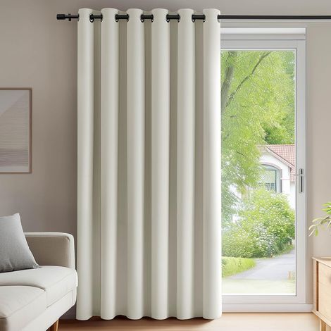 Deconovo Thermal Blackout Curtain, Anti-Cold, Heat, Beige (1/5)