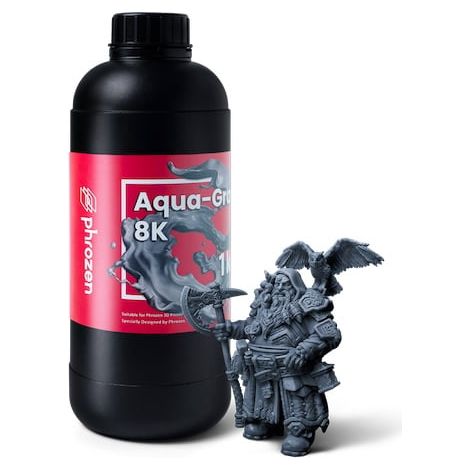 Phrozen Aqua 8K Grau 3D-Druckerharz 1 kg (1/3)
