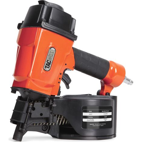 Tacwise GCN57P Pneumatic Coil Nailer Air Framing Nail Gun Flat Top 25-57mm Nails