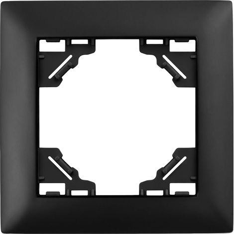 Toolight Einfachrahmen Für Steckdosen Oste Jnh013-1f Black (1/5)